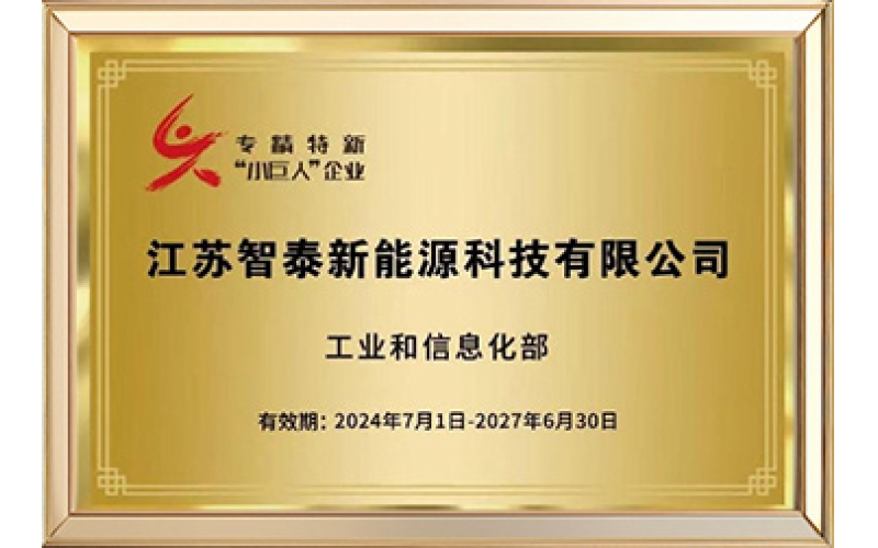 专精特新&ldquo;小巨人&rdquo;企业